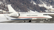 Air Alsie Dassault Falcon 2000LX (OY-CKK) at  Samedan - St. Moritz, Switzerland