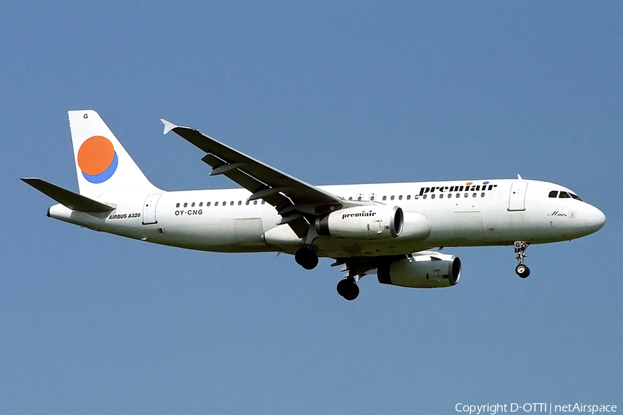 Premiair Airbus A320-231 (OY-CNG) | Photo 142310