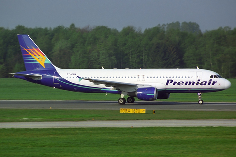 Premiair Airbus A320-212 (OY-CNW) at  Hamburg - Fuhlsbuettel (Helmut Schmidt), Germany