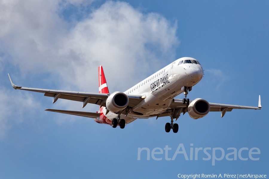 Great Dane Airlines Embraer ERJ-195LR (ERJ-190-200LR) (OY-GDA) | Photo 359281