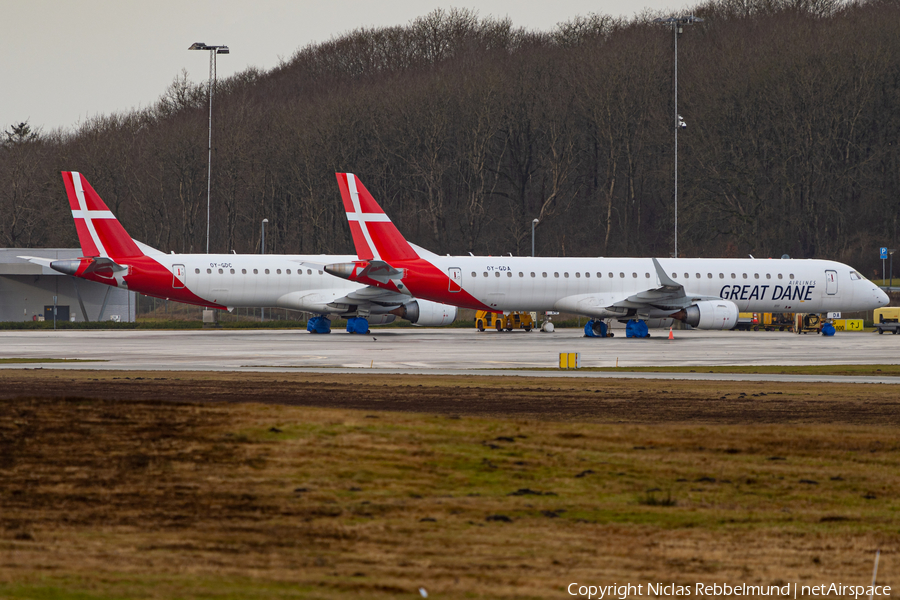 Great Dane Airlines Embraer ERJ-195LR (ERJ-190-200LR) (OY-GDA) | Photo 493154
