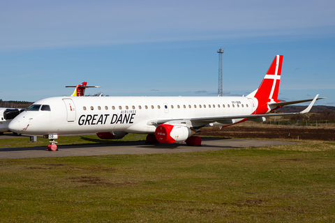 Great Dane Airlines Embraer ERJ-195LR (ERJ-190-200LR) (OY-GDB) at  Billund, Denmark