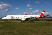 Great Dane Airlines Embraer ERJ-195LR (ERJ-190-200LR) (OY-GDB) at  Billund, Denmark