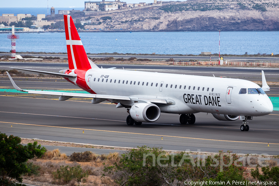 Great Dane Airlines Embraer ERJ-195LR (ERJ-190-200LR) (OY-GDB) | Photo 365056