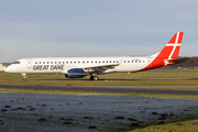 Great Dane Airlines Embraer ERJ-195LR (ERJ-190-200LR) (OY-GDC) at  Billund, Denmark