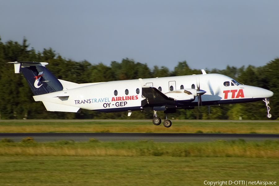 Trans Travel Airlines - TTA Beech 1900D (OY-GEP) | Photo 431454