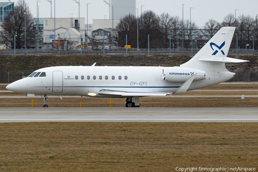 Air Alsie Dassault Falcon 2000LXS (OY-GFS) | Photo 554168