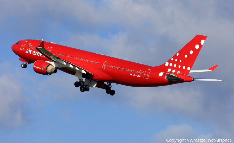 Air Greenland Airbus A330-223 (OY-GRN) | Photo 181664