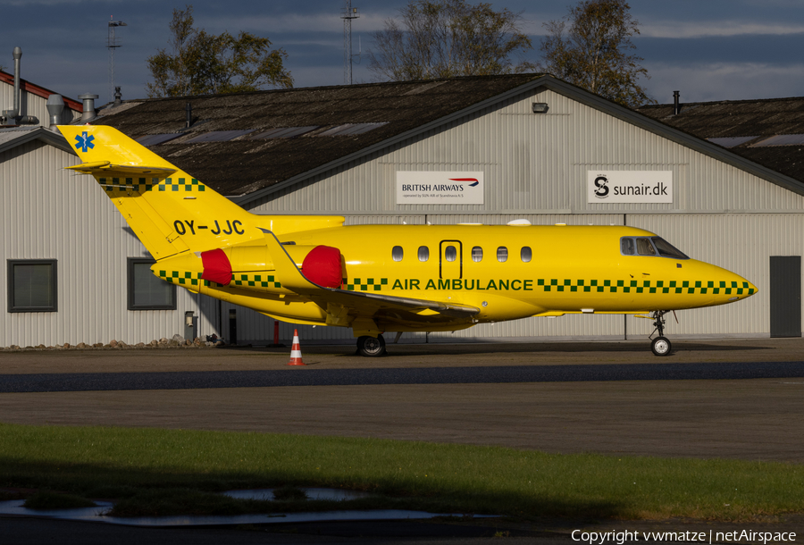 Sun Air of Scandinavia Raytheon Hawker 800XP (OY-JJC) | Photo 406300