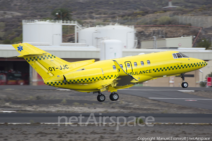 Sun Air of Scandinavia Raytheon Hawker 800XP (OY-JJC) | Photo 217752