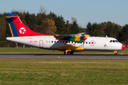 Danish Air Transport (DAT) ATR 42-320 (OY-JRJ) at  Hamburg - Fuhlsbuettel (Helmut Schmidt), Germany