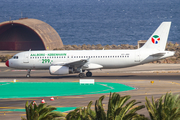 Danish Air Transport (DAT) Airbus A320-231 (OY-JRK) at  Gran Canaria, Spain