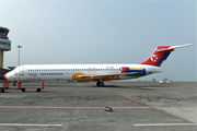 Danish Air Transport (DAT) McDonnell Douglas MD-87 (OY-JRU) at  Malabo - International, Equatorial Guinea