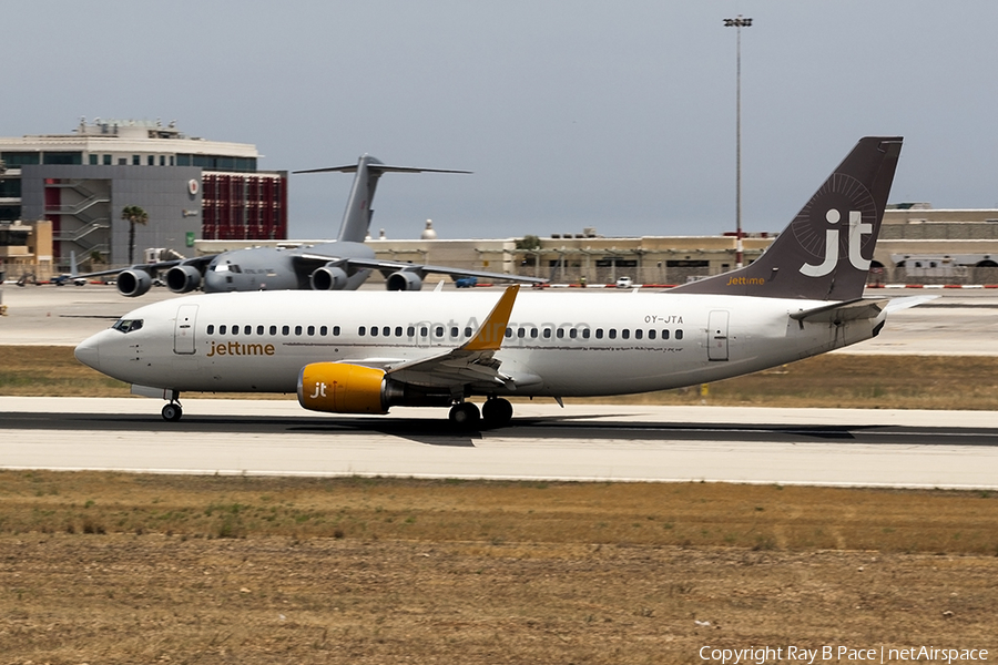Jet Time Boeing 737-33A (OY-JTA) | Photo 110554