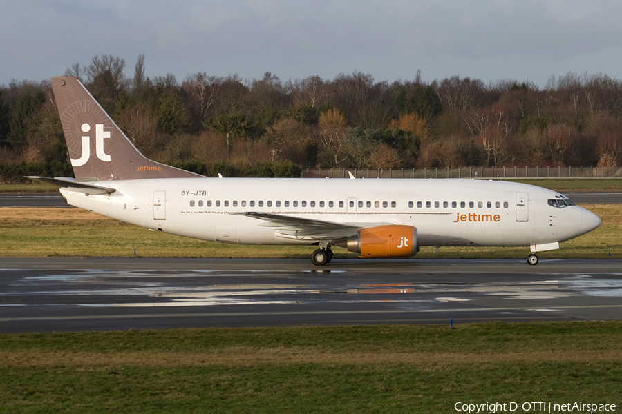 Jet Time Boeing 737-3Y0 (OY-JTB) | Photo 271387
