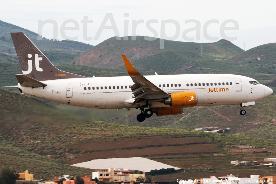 Jet Time Boeing 737-3Y0 (OY-JTB) | Photo 339167