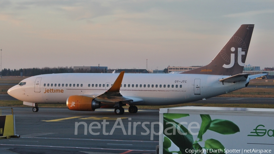 Jet Time Boeing 737-3L9 (OY-JTC) | Photo 215262