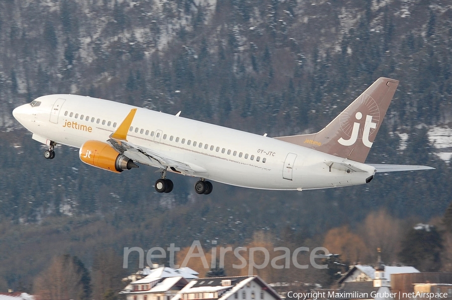 Jet Time Boeing 737-3L9 (OY-JTC) | Photo 113790