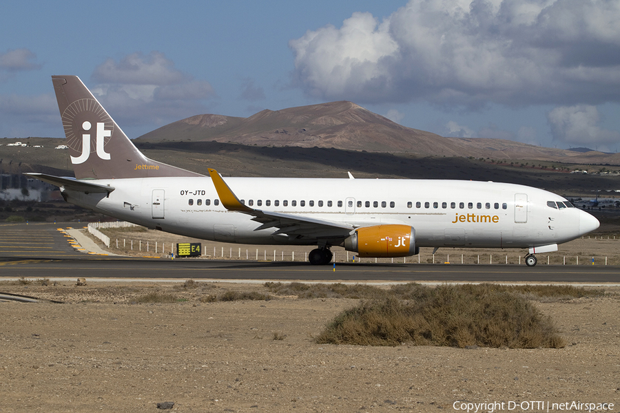 Jet Time Boeing 737-3Y0 (OY-JTD) | Photo 327056