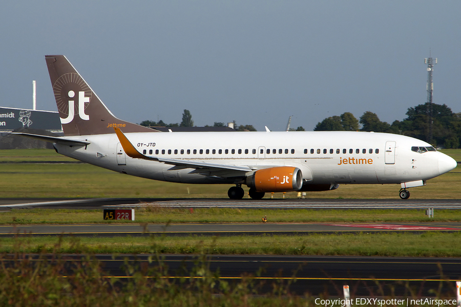 Jet Time Boeing 737-3Y0 (OY-JTD) | Photo 280033
