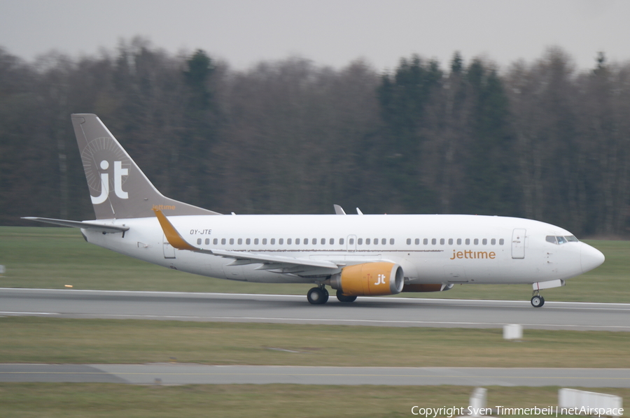 Jet Time Boeing 737-3L9 (OY-JTE) | Photo 105620