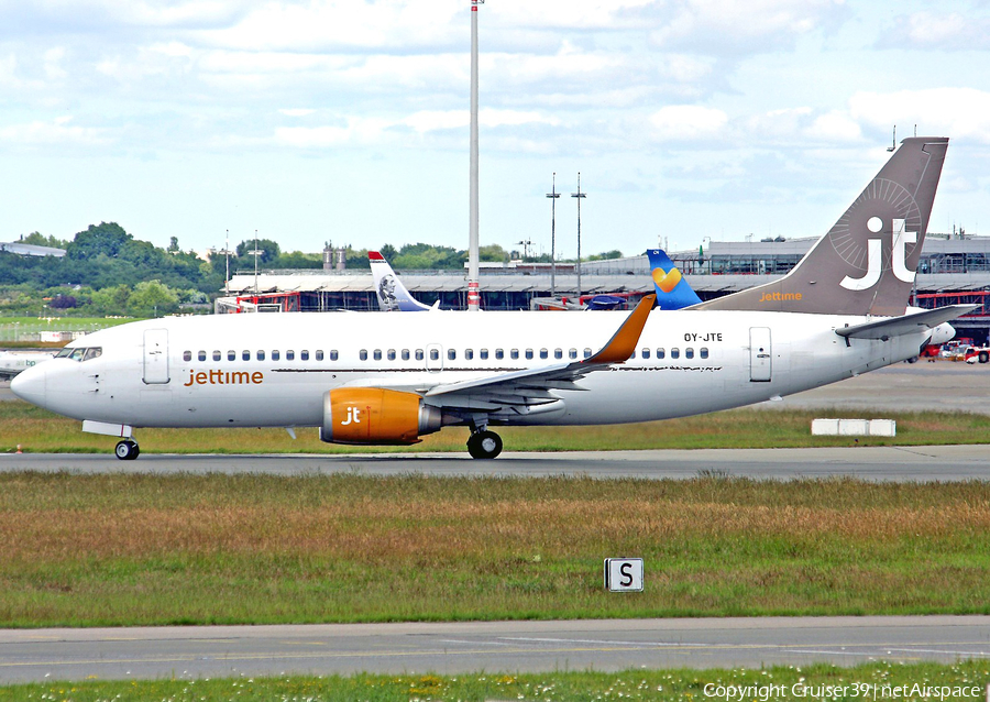 Jet Time Boeing 737-3L9 (OY-JTE) | Photo 65459