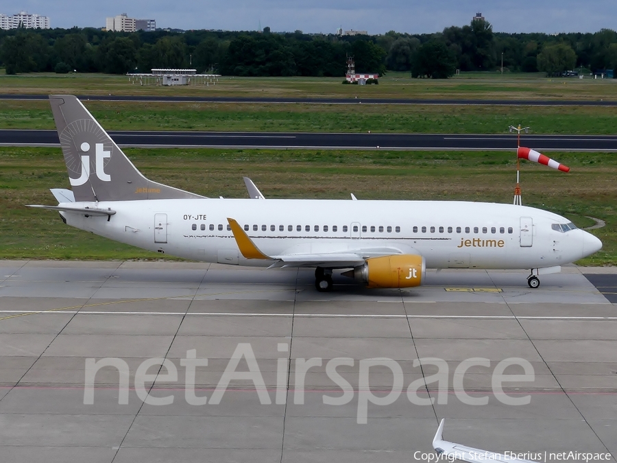 Jet Time Boeing 737-3L9 (OY-JTE) | Photo 184802