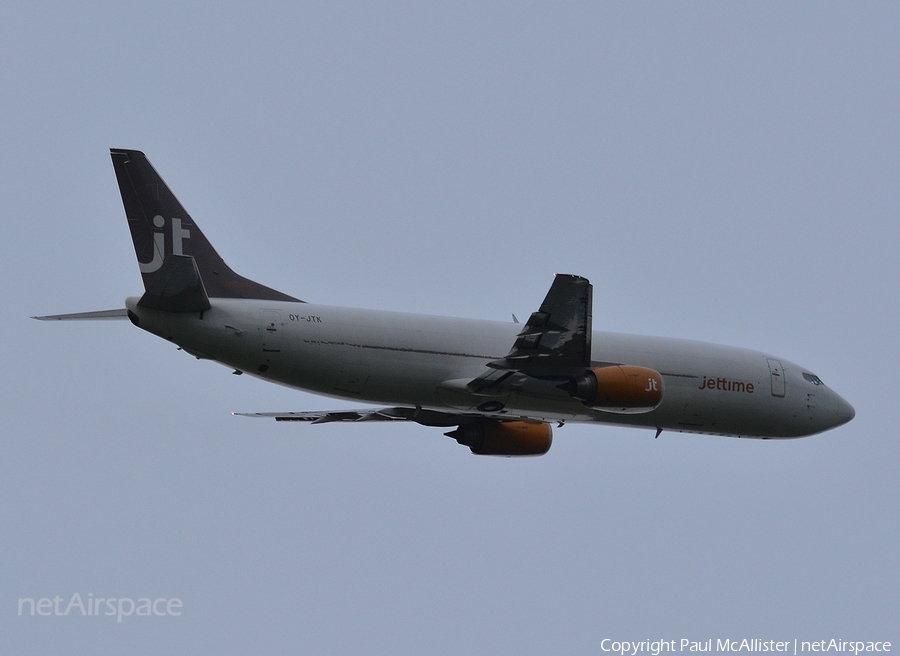 Jet Time Boeing 737-4Y0(SF) (OY-JTK) | Photo 76004