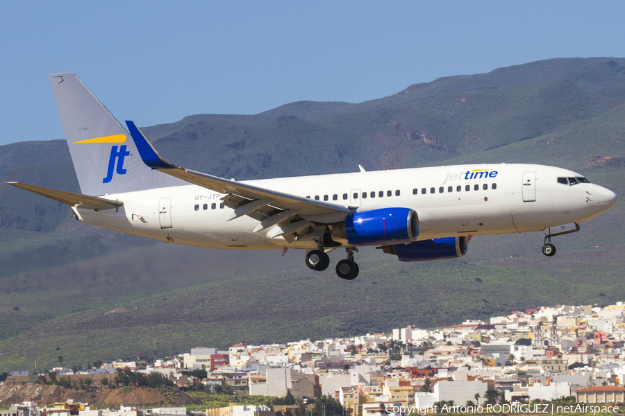 Jet Time Boeing 737-79L (OY-JTP) | Photo 217210