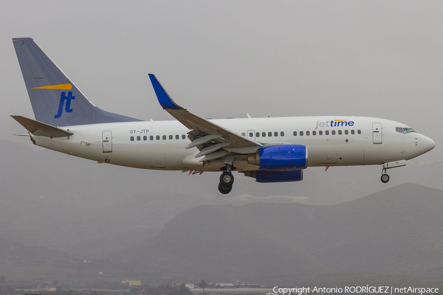 Jet Time Boeing 737-79L (OY-JTP) | Photo 272736