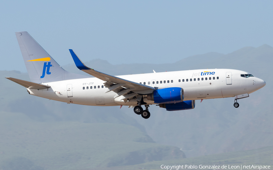 Jet Time Boeing 737-79L (OY-JTP) | Photo 338845