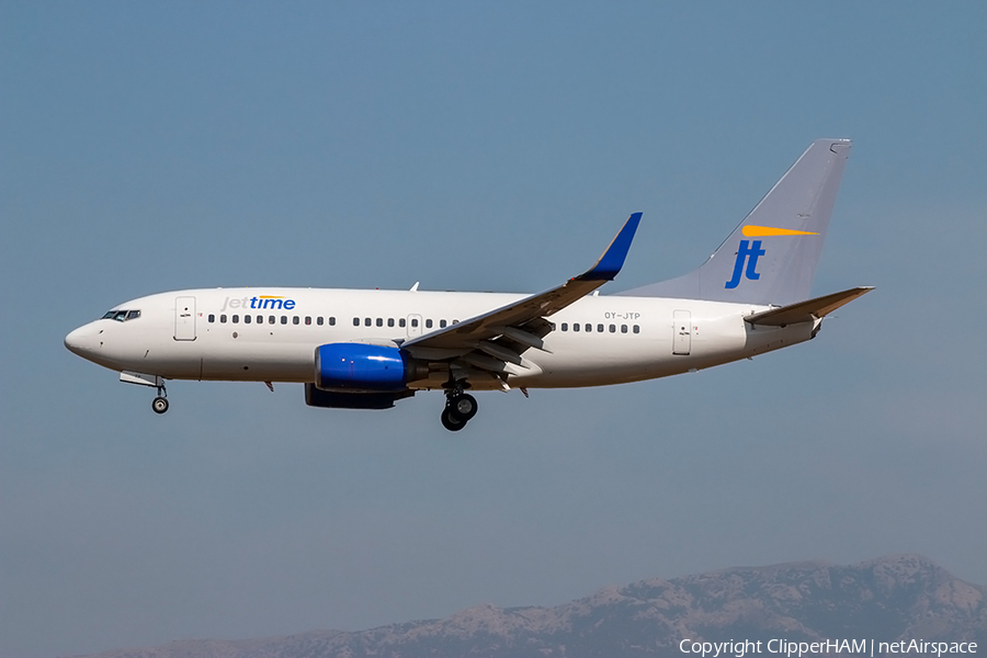 Jet Time Boeing 737-79L (OY-JTP) | Photo 267633