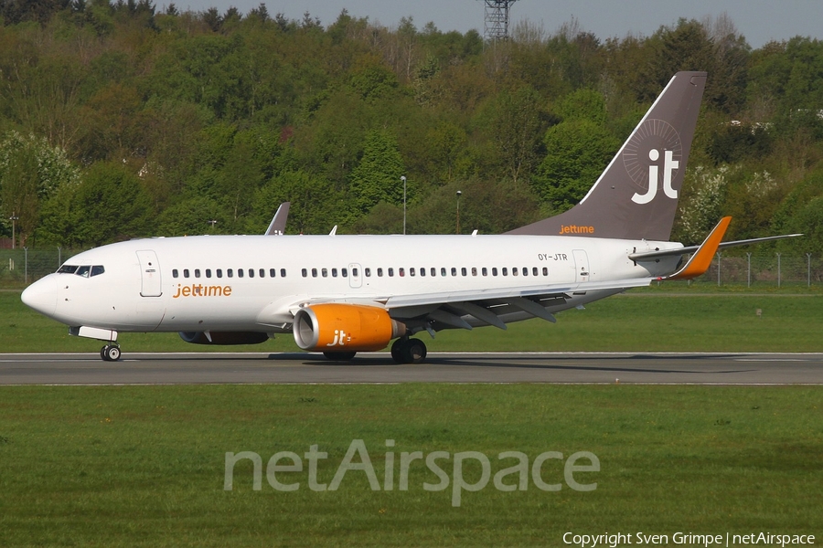 Jet Time Boeing 737-73A (OY-JTR) | Photo 241514
