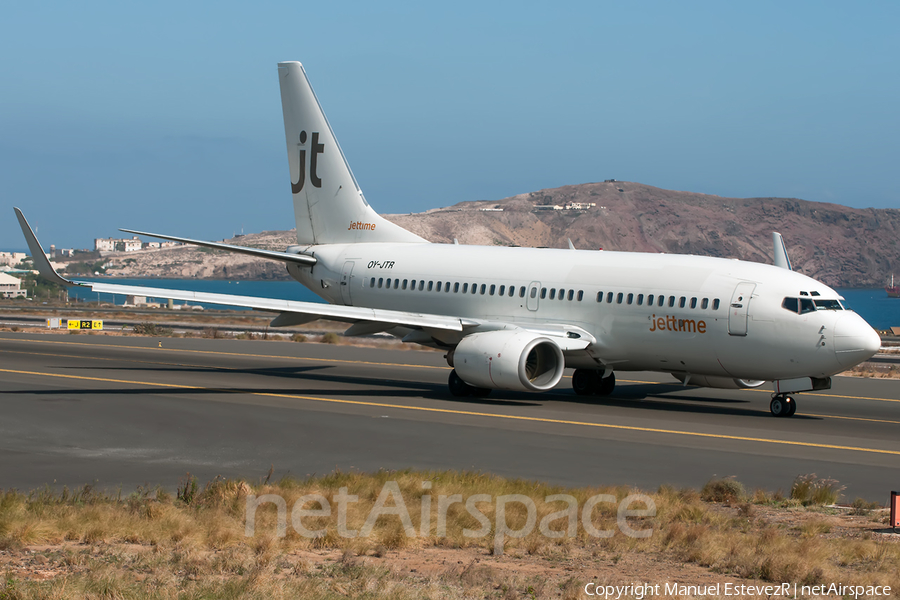 Jet Time Boeing 737-73A (OY-JTR) | Photo 130675