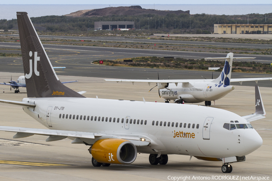 Jet Time Boeing 737-73A (OY-JTR) | Photo 152282