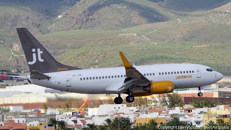 Jet Time Boeing 737-73A (OY-JTR) | Photo 331947