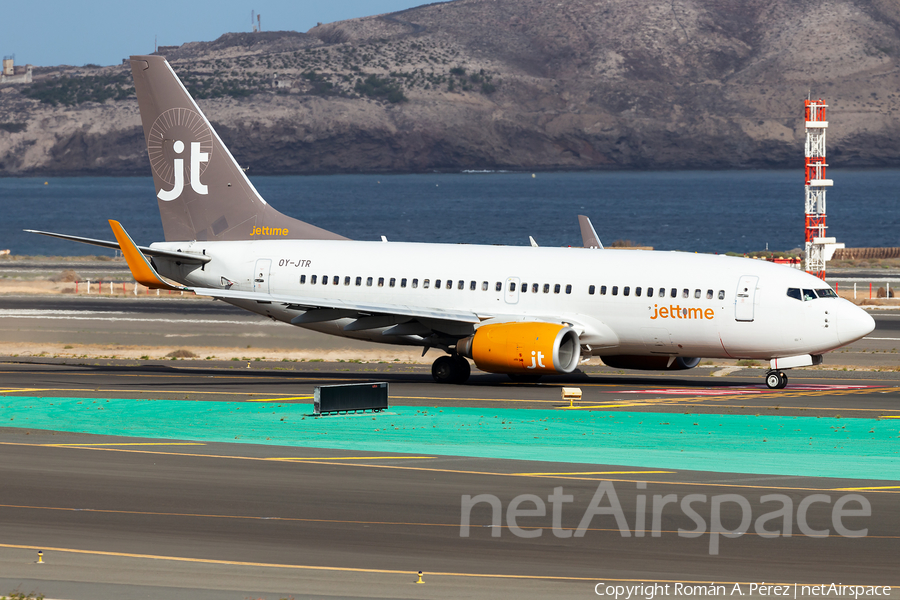 Jet Time Boeing 737-73A (OY-JTR) | Photo 362897