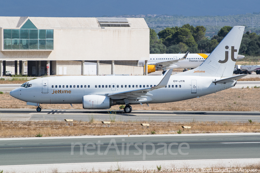 Jet Time Boeing 737-73A (OY-JTR) | Photo 171360