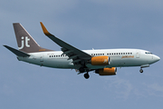 Jet Time Boeing 737-7K2 (OY-JTS) at  Larnaca - International, Cyprus