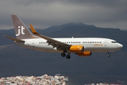 Jet Time Boeing 737-7K2 (OY-JTS) at  Gran Canaria, Spain