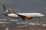 Jet Time Boeing 737-7K2 (OY-JTS) at  Gran Canaria, Spain