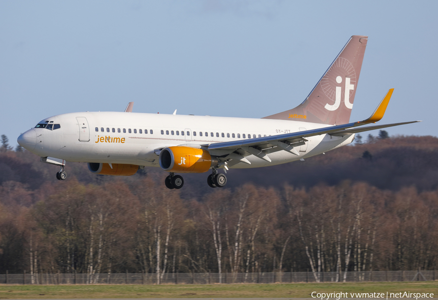 Jet Time Boeing 737-73S (OY-JTT) | Photo 419150