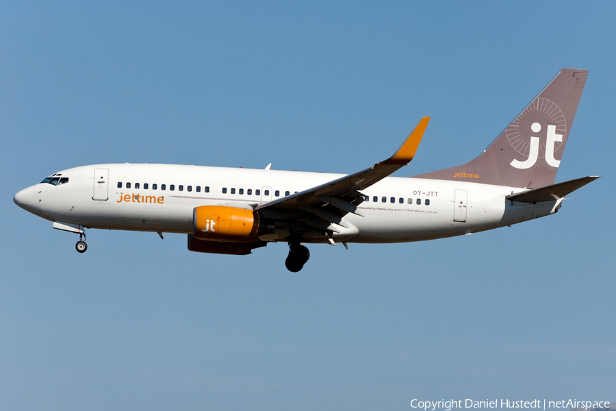 Jet Time Boeing 737-73S (OY-JTT) | Photo 633765