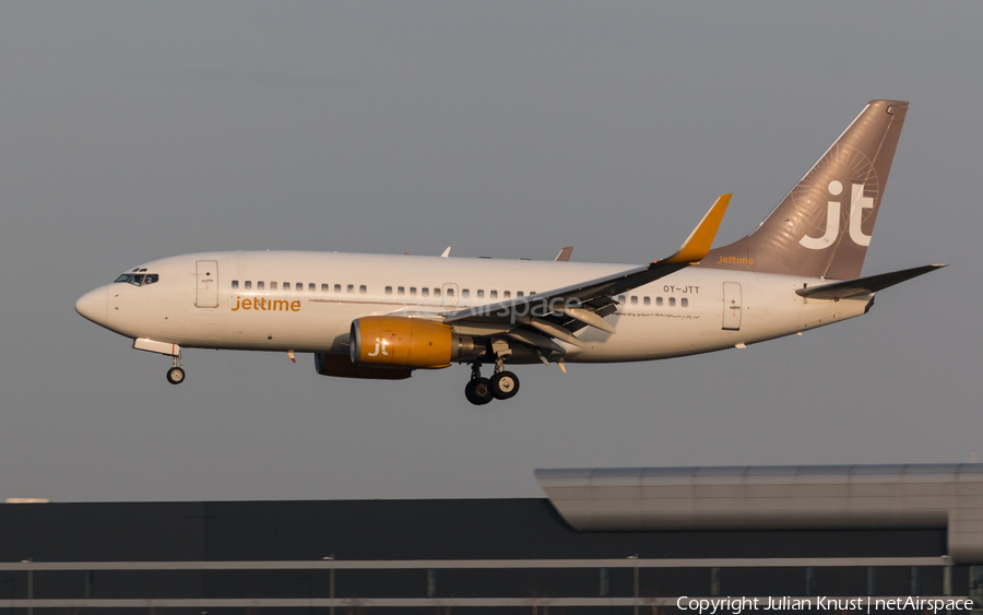 Jet Time Boeing 737-73S (OY-JTT) | Photo 254161