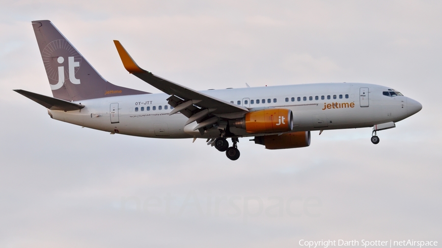 Jet Time Boeing 737-73S (OY-JTT) | Photo 182409