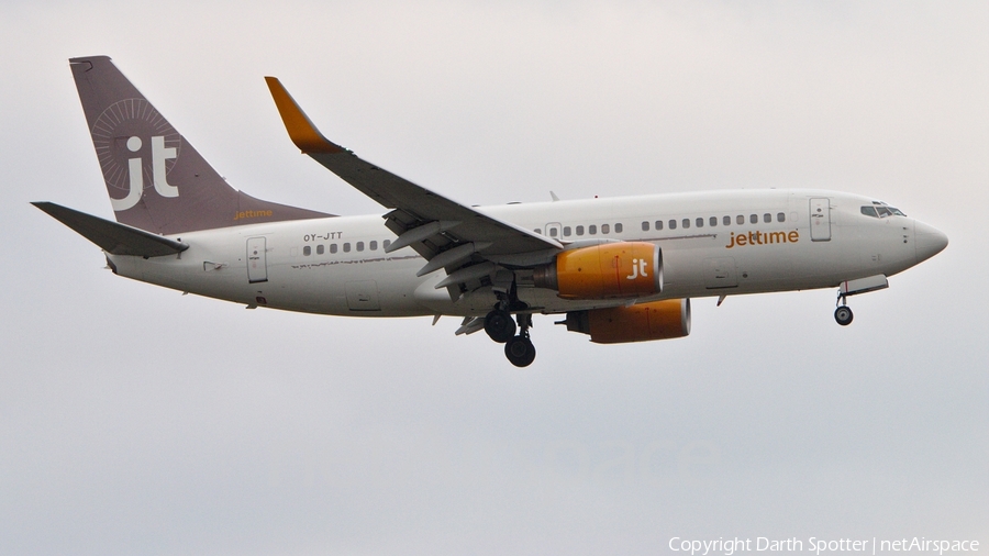 Jet Time Boeing 737-73S (OY-JTT) | Photo 182411