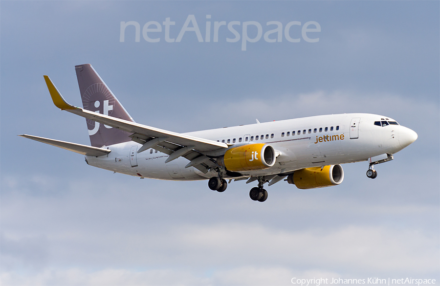 Jet Time Boeing 737-73S (OY-JTT) | Photo 213626