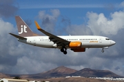 Jet Time Boeing 737-7L9 (OY-JTU) at  Lanzarote - Arrecife, Spain