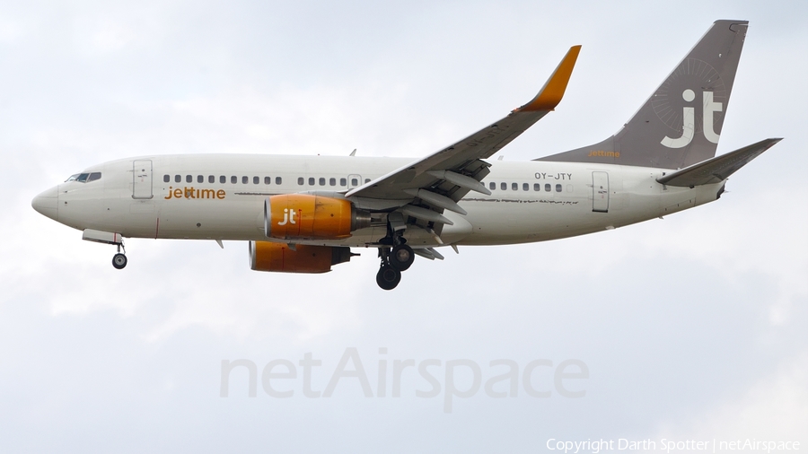 Jet Time Boeing 737-7Q8 (OY-JTY) | Photo 182414