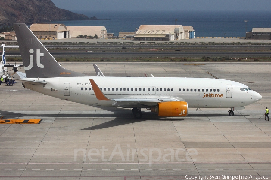 Jet Time Boeing 737-7Q8 (OY-JTY) | Photo 236651